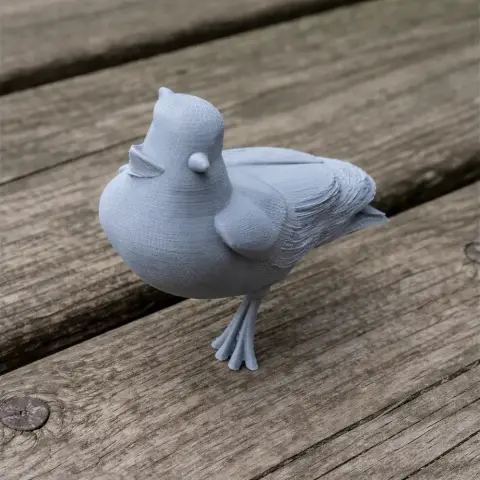Atlas pied flycatcher - Prehistoric Animal STL
