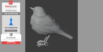 Atlas wheatear - Prehistoric Animal STL