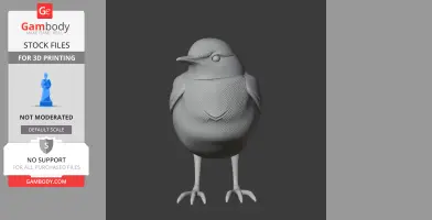 Atlas wheatear - Prehistoric Animal STL