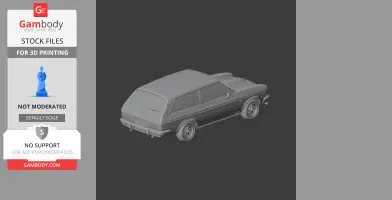 Chevrolet Vega - Scale Vehicle STL