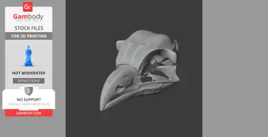 Oilbird Skull - Skull Replica STL