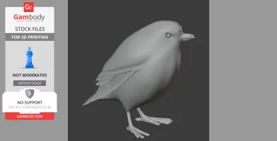 Atuen antpitta - Prehistoric Animal STL