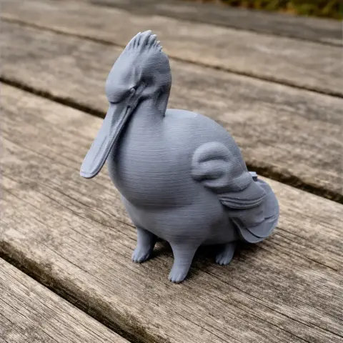Auckland Island merganser - Prehistoric Animal STL
