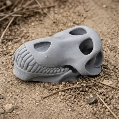 Olive Baboon Skull - Skull Replica STL