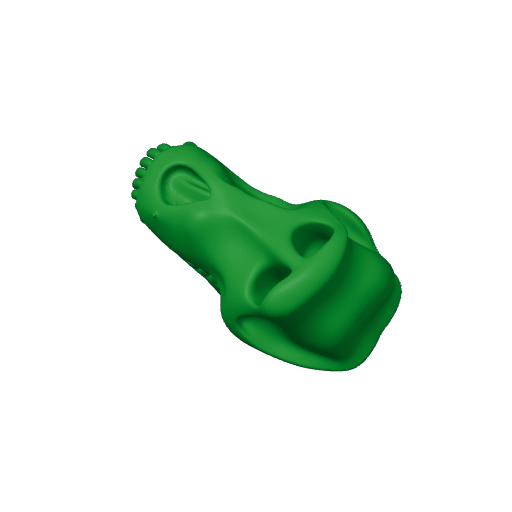 Olive Baboon Skull.3mf