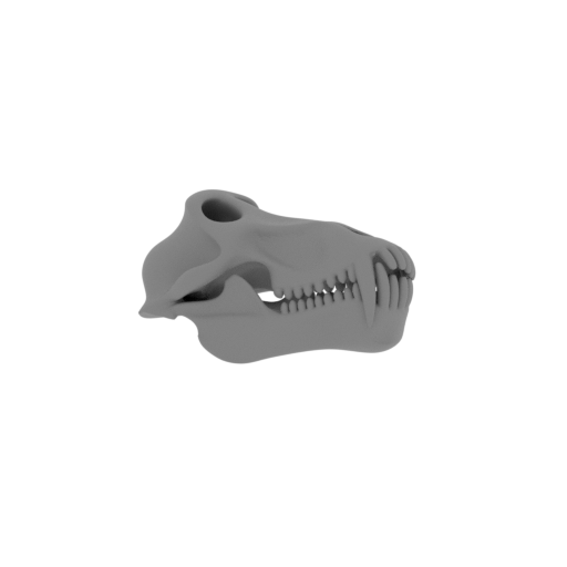 Olive Baboon Skull.stl