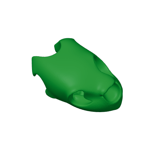 Olive Ridley Turtle Skull.3mf