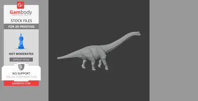 Abditosaurus - Prehistoric Animal STL