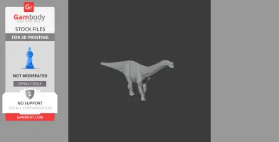 Abditosaurus - Prehistoric Animal STL
