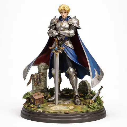 Alain Unicorn Overlord - Character Figure STL