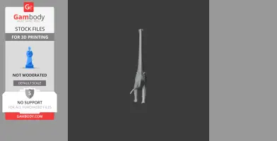 Aegytosaurus STL model for 3D printing, featuring a long-necked prehistoric design.