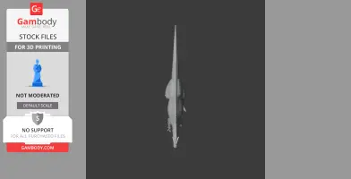 Top view of a 3D model of a long-tailed, prehistoric dinosaur-like creature.
