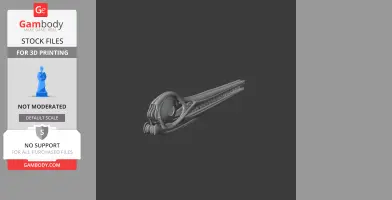 3D model of an Ophthalmosaurus skull, showcasing detailed bone structure for 3D printing.