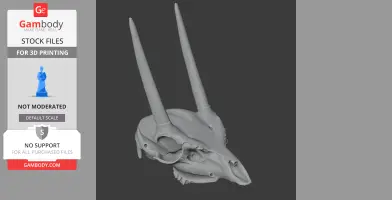 Oribi Skull - Skull Replica STL