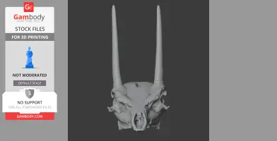 Oribi Skull - Skull Replica STL