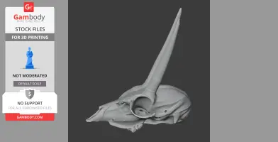 Oribi Skull - Skull Replica STL