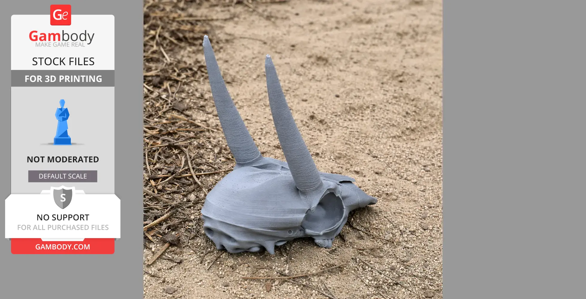 Oribi Skull - Skull Replica STL