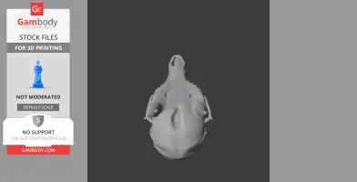 Oribi Skull - Skull Replica STL