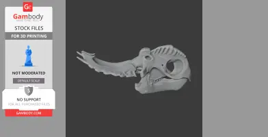 Pachyrhinosaurus Skull - Skull Replica STL
