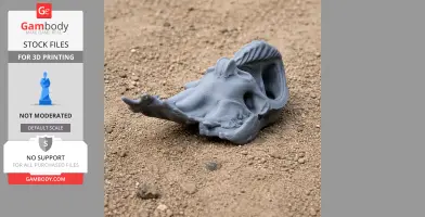 Pachyrhinosaurus Skull - Skull Replica STL