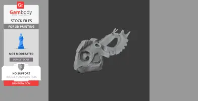 Pachyrhinosaurus Skull - Skull Replica STL