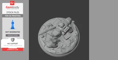 Automaton Devastator Helldivers 2 - Character Figure STL