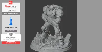 Automaton Devastator Helldivers 2 - Character Figure STL