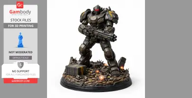 Automaton Devastator Helldivers 2 - Character Figure STL