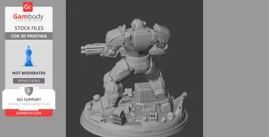 Automaton Devastator Helldivers 2 - Character Figure STL