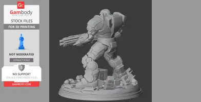 Automaton Devastator Helldivers 2 - Character Figure STL