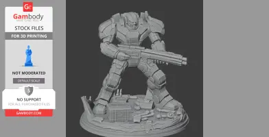 Automaton Devastator Helldivers 2 - Character Figure STL