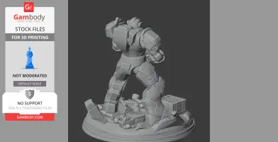 Automaton Devastator Helldivers 2 - Character Figure STL