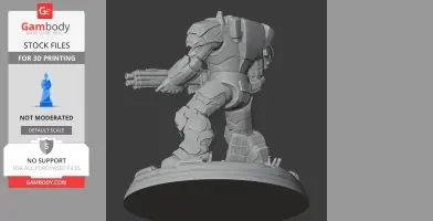 Automaton Devastator Helldivers 2 - Character Figure STL