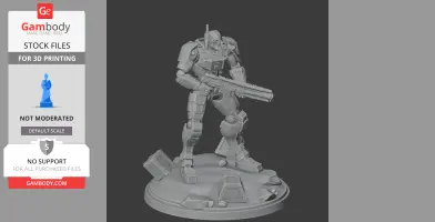 Automaton Scout Strider Helldivers 2 - Character Figure STL