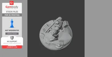 Automaton Scout Strider Helldivers 2 - Character Figure STL