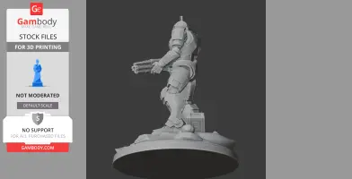 Automaton Scout Strider Helldivers 2 - Character Figure STL