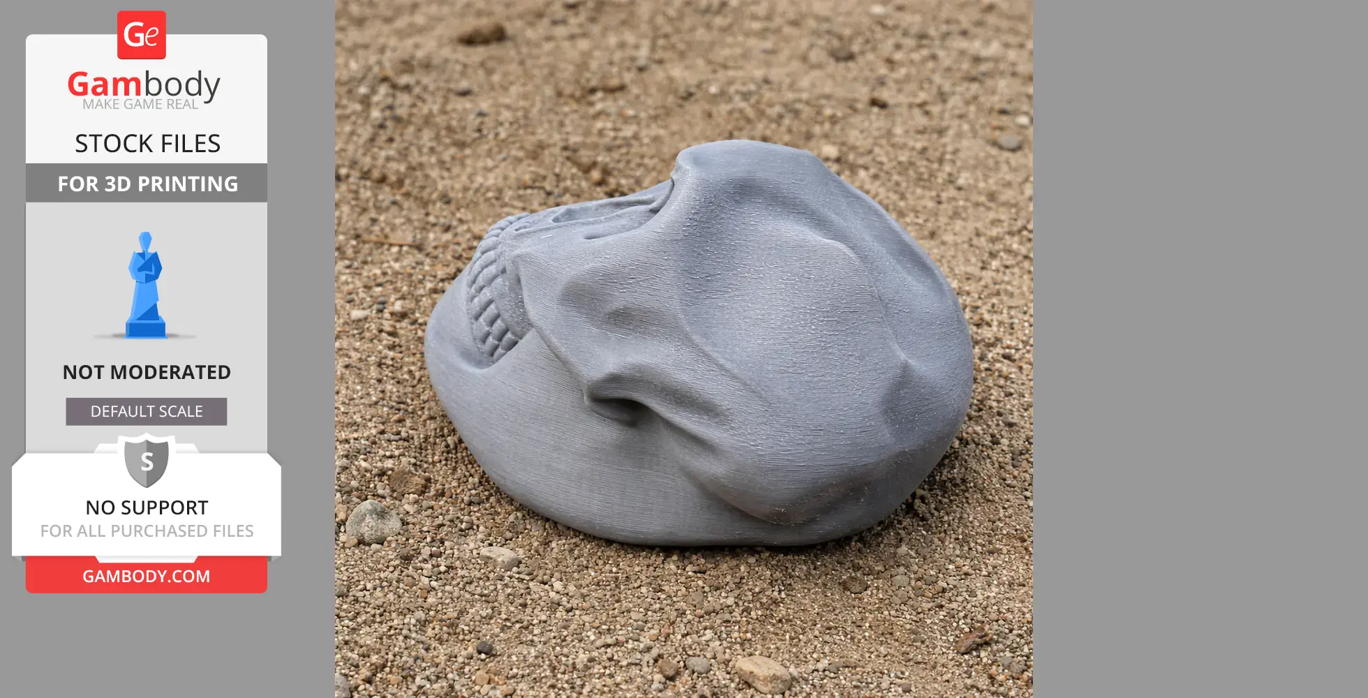 Palaeoctonus Skull - Skull Replica STL