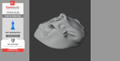 Palaeoctonus Skull - Skull Replica STL