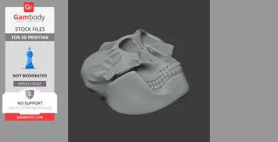 Palaeoctonus Skull - Skull Replica STL