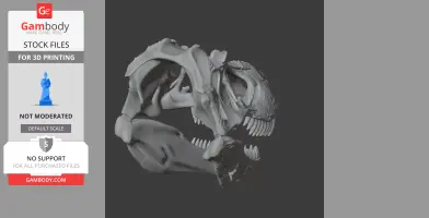 Palaeoreas Skull - Skull Replica STL