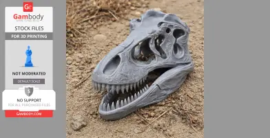Palaeoreas Skull - Skull Replica STL