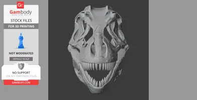 Palaeoreas Skull - Skull Replica STL