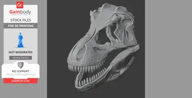 Palaeoreas Skull - Skull Replica STL