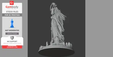 Bai Wuchang Wuchang Fallen Feathers - Character Figure STL