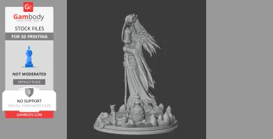 Bai Wuchang Wuchang Fallen Feathers - Character Figure STL