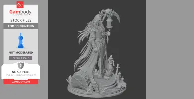 Bai Wuchang Wuchang Fallen Feathers - Character Figure STL