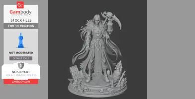 Bai Wuchang Wuchang Fallen Feathers - Character Figure STL