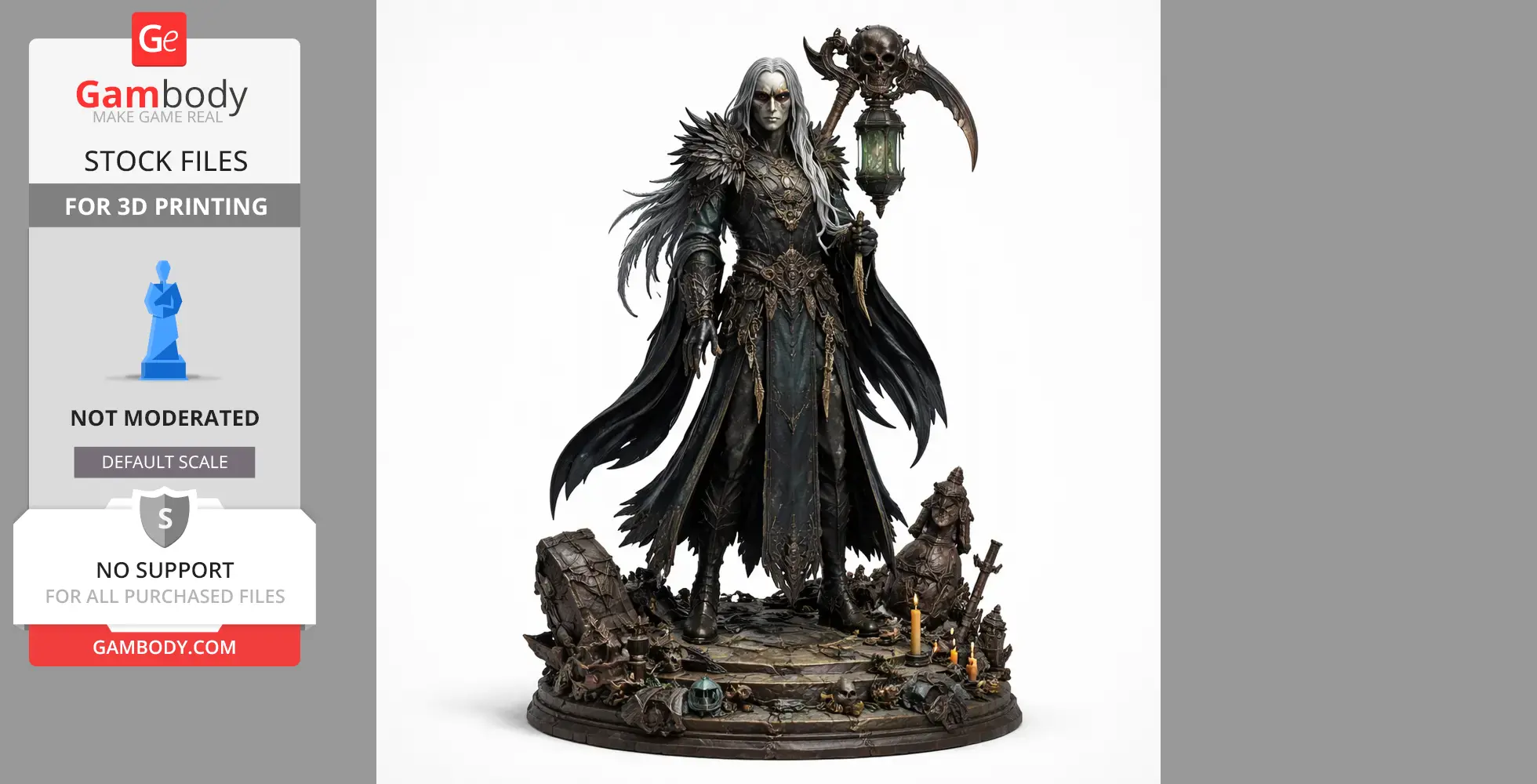 Bai Wuchang Wuchang Fallen Feathers - Character Figure STL