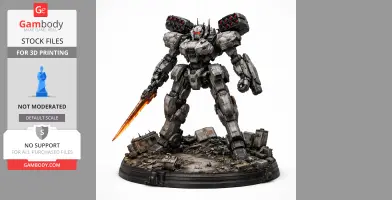 Balteus Armored Core VI - Character Figure STL