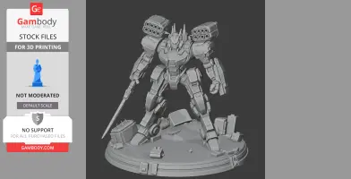 Balteus Armored Core VI - Character Figure STL